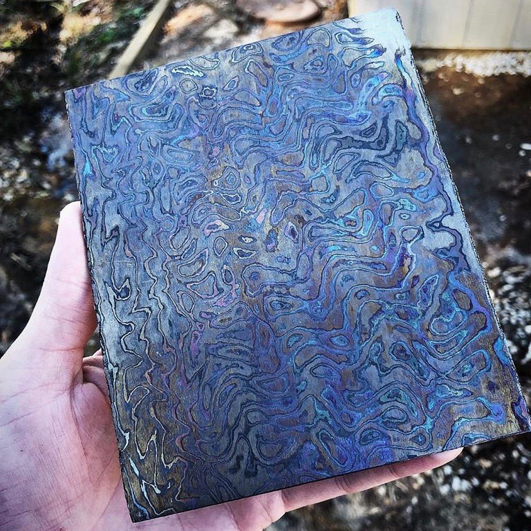 4 Alloy Dark-Ti - Nichols Damascus