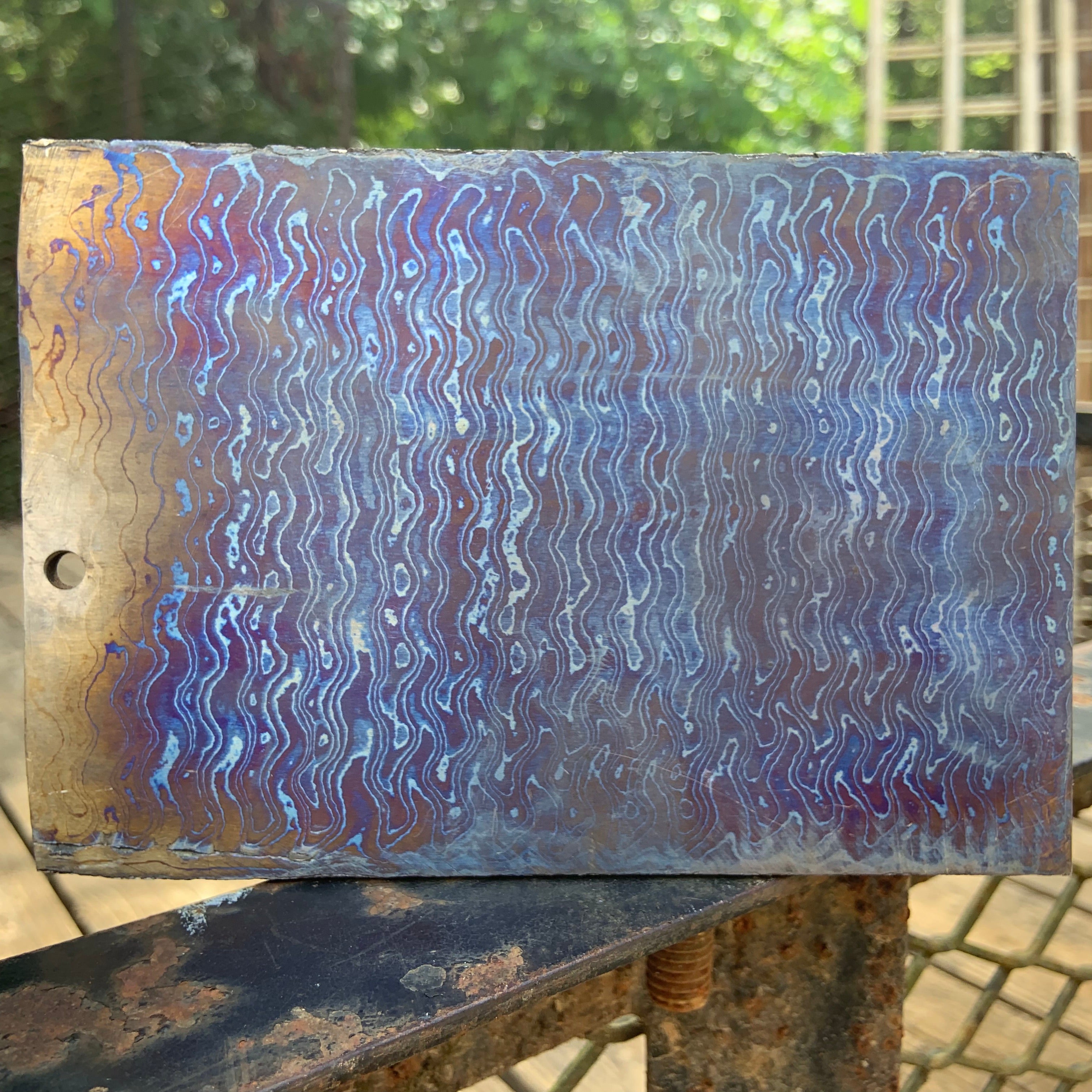 3 Alloy-Ti Ripple - Nichols Damascus