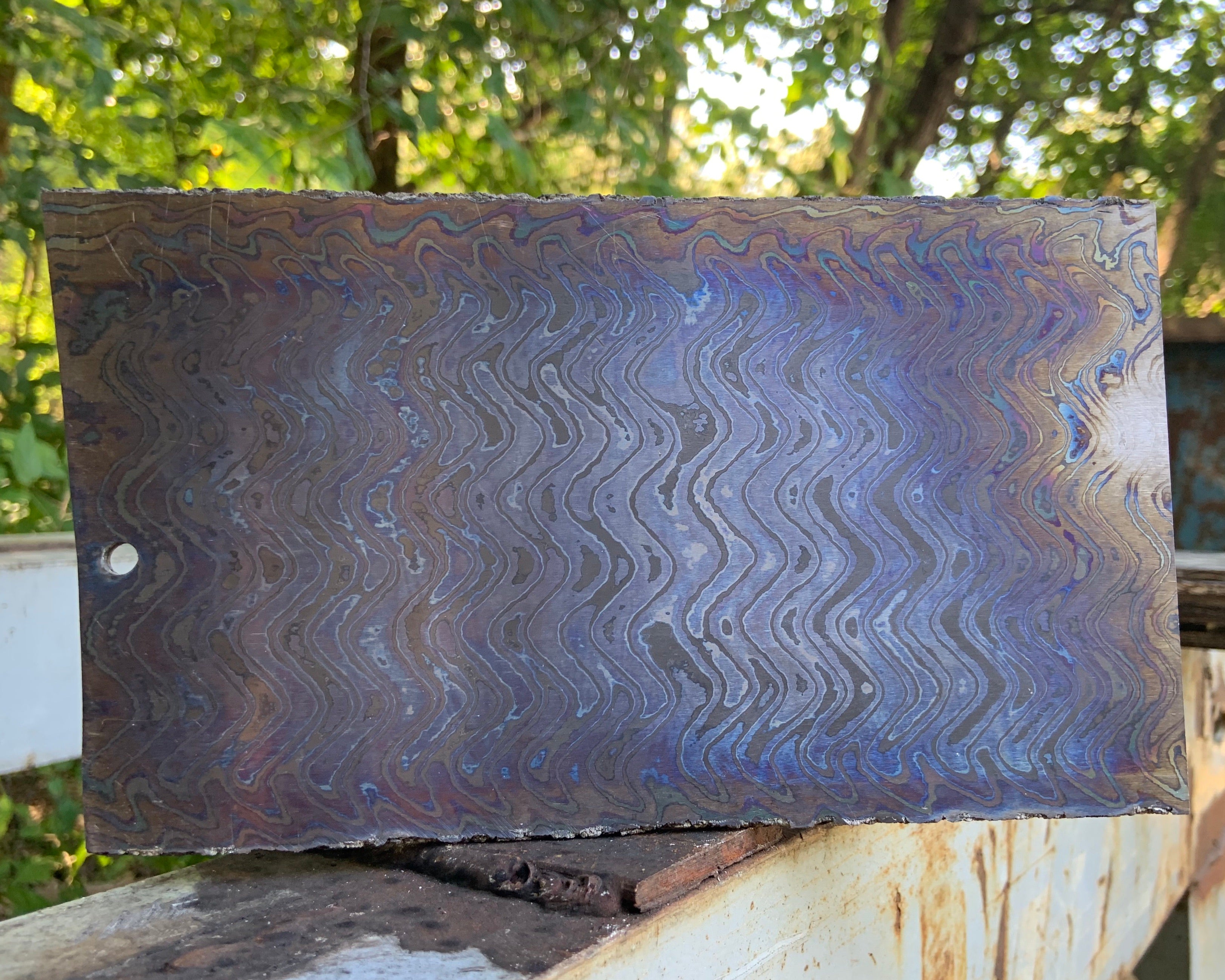 4 Alloy-Ti Boomerang - Nichols Damascus