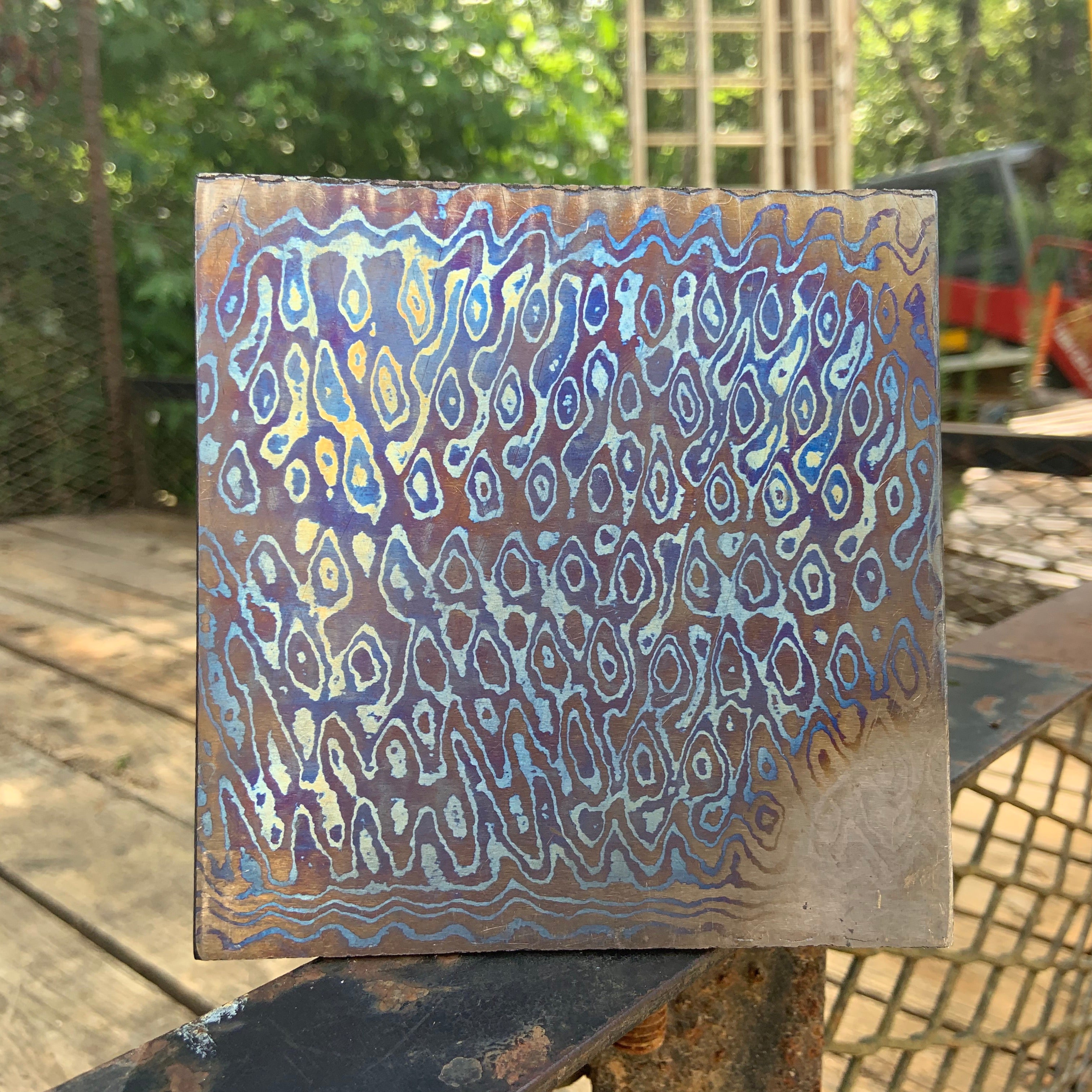 3 Alloy-Ti Scrambled - Nichols Damascus