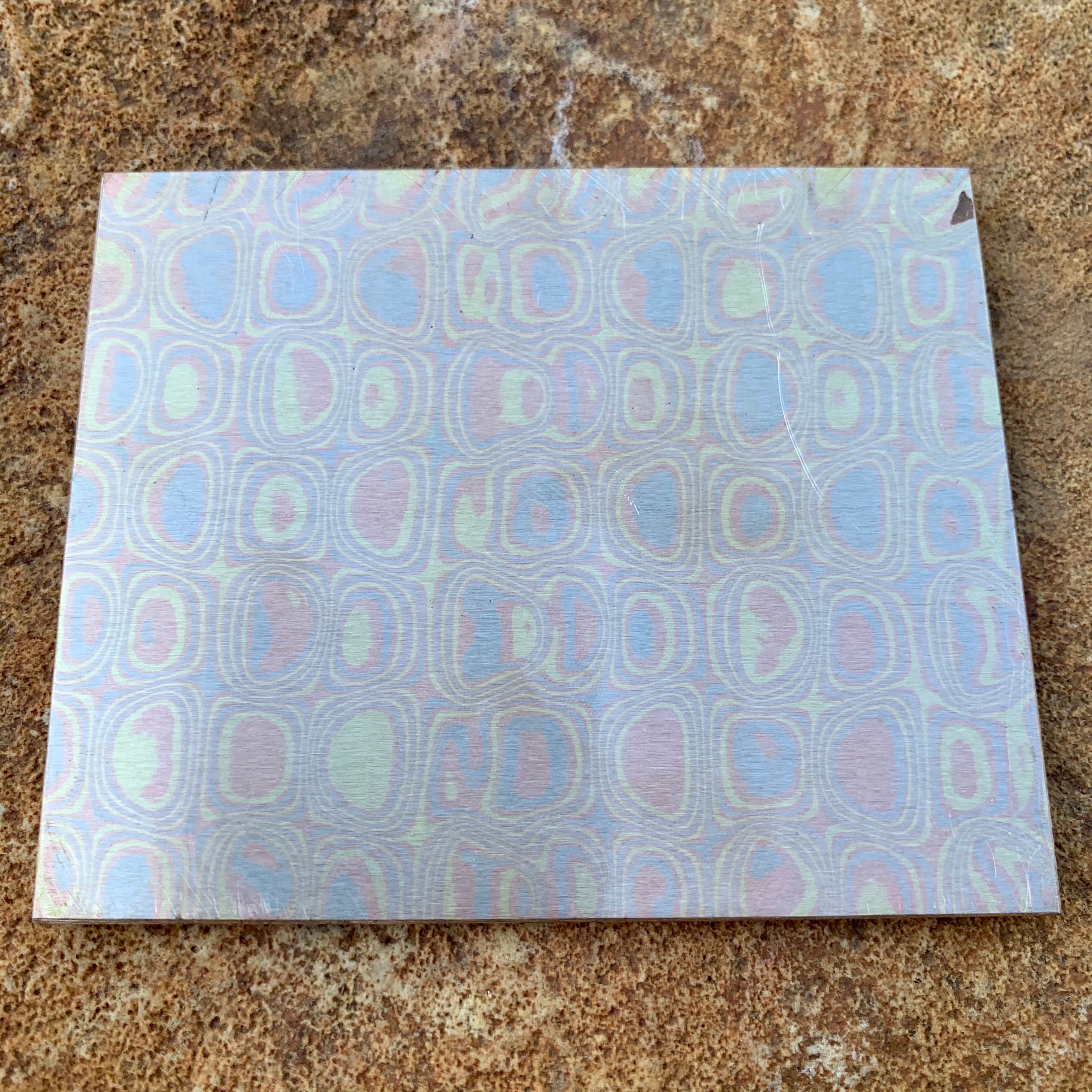 3 Tone Scarab Mokume - Nichols Damascus