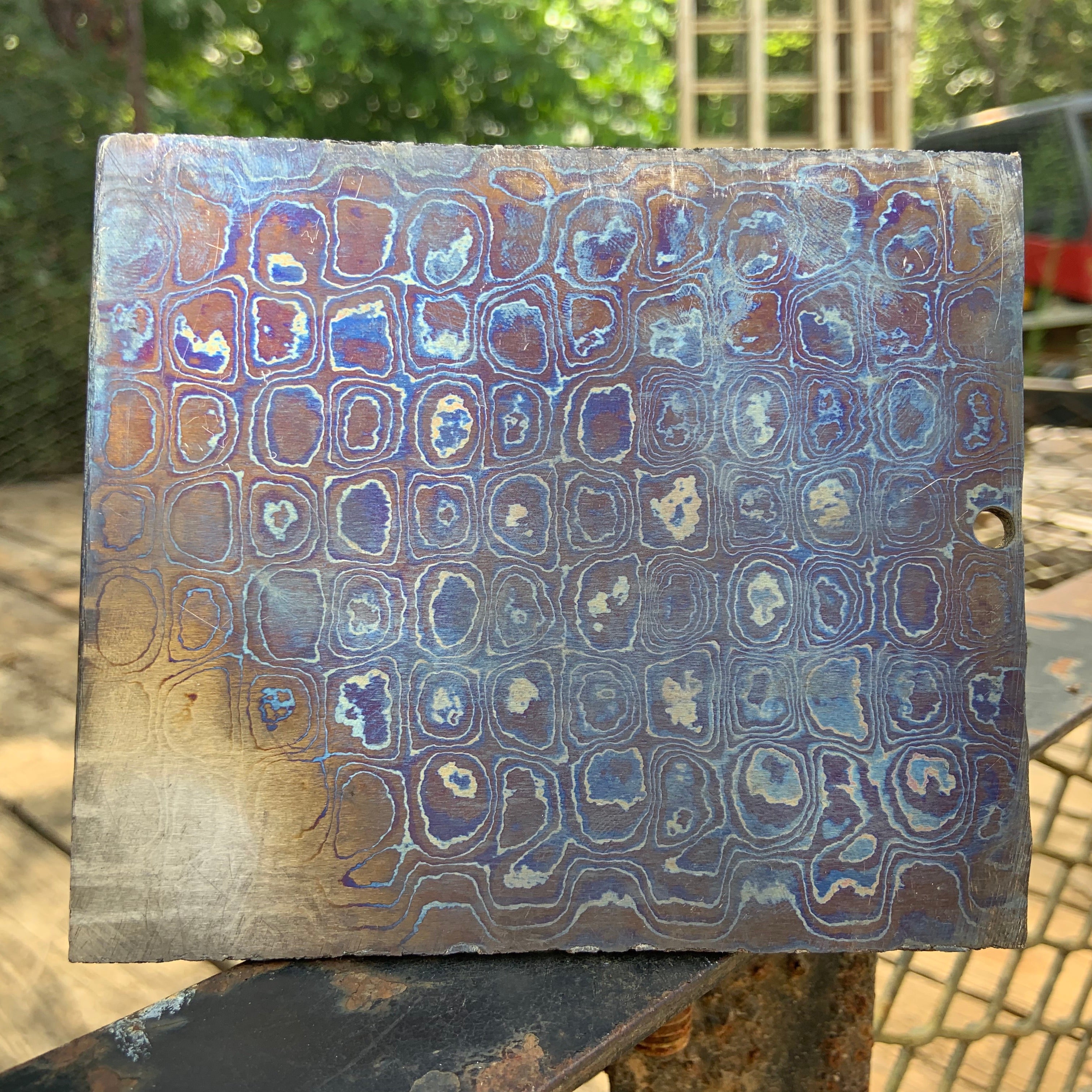 3 Alloy-Ti Scarab - Nichols Damascus