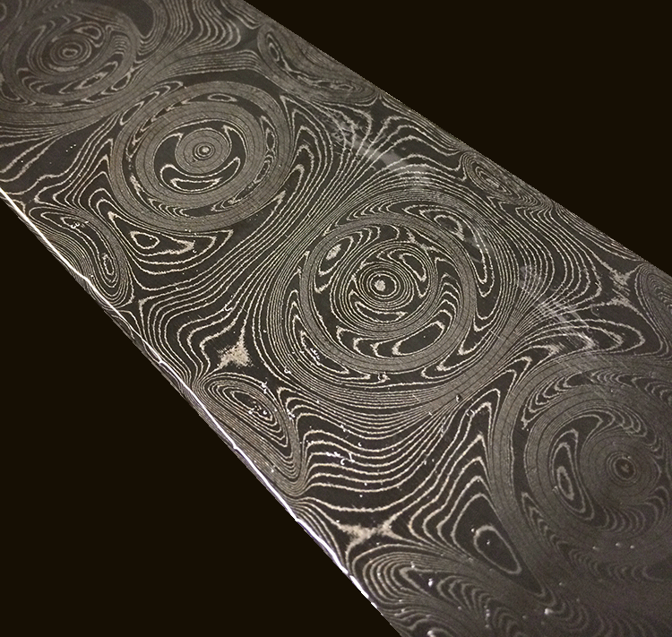Stainless Damascus Wavepool